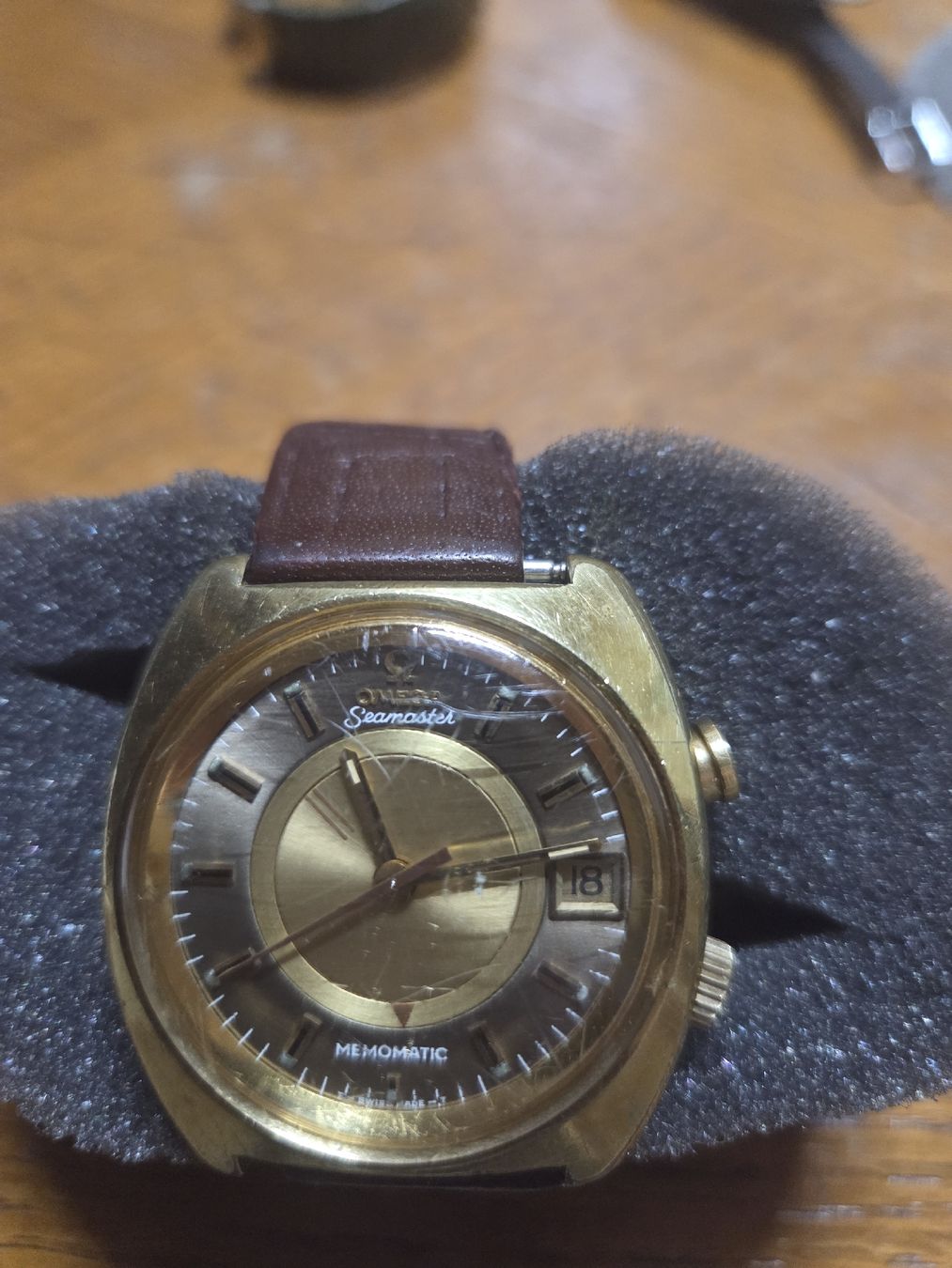 Omega Orologi: funktionierende Omega Seamaster Memomatic Automatik Uhr  – Usato da Altdorf UR venduto da arnoldrita