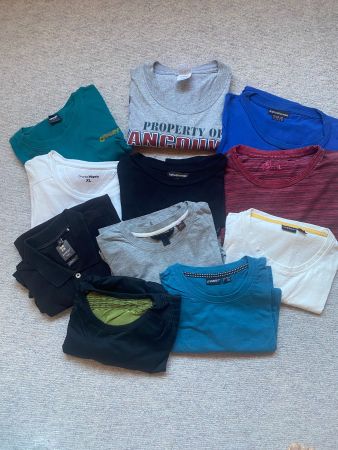 11 T-Shirts, Herren versch. Marken Grösse L / guter Zustand