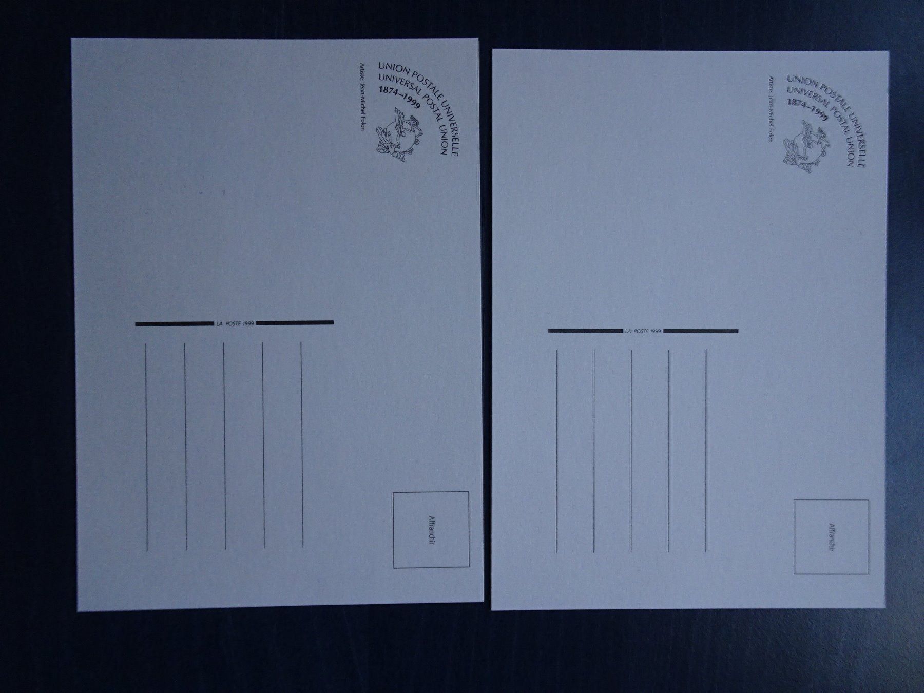Tous les timbres: 1999 – Neuf (Voir description) à Aadorf par Chnorli-Furz 1