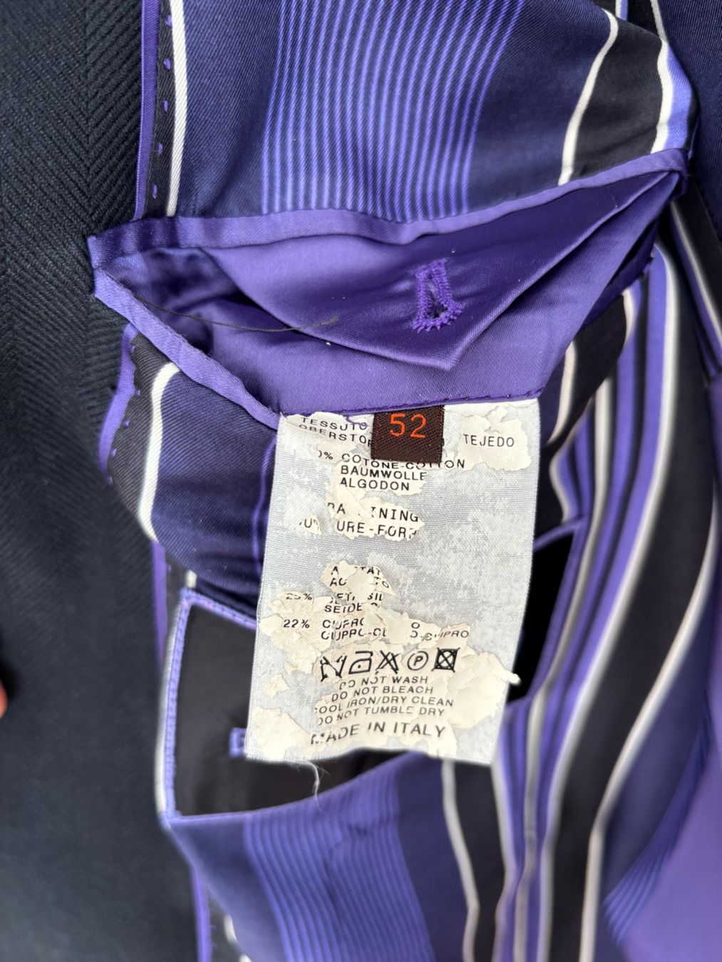 Etro Jacken: Etro Herrenblazer Dunkelblau Grösse 52 – Gebraucht aus Kloten von mybestbrands 5