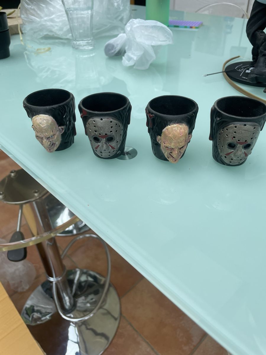 Gläser: 4 verre a shot vendredi 13 – Gebraucht aus Les Brenets von serialdrink