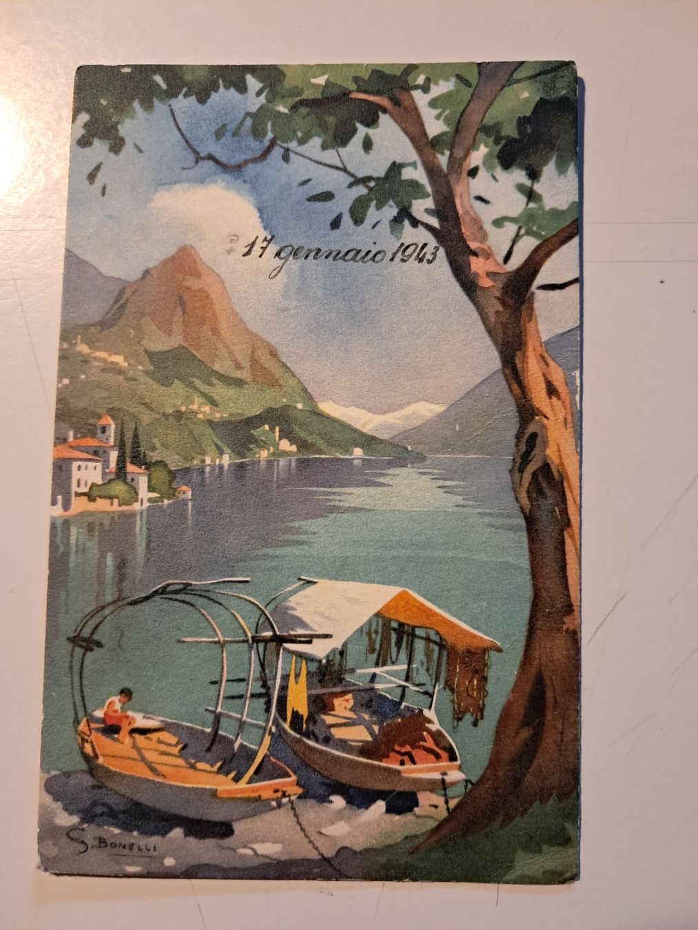 Cartoline postali: lago di Lugano – Nuovo (secondo la descrizione) da Gorduno venduto da ema_7yhp