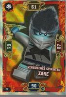LEGO NINJAGO TRADING CARD SERIE 5 # 27 VERBOTENES SPINJITZU