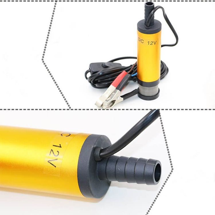 Kaufe 12V 24V DC Elektrische Tauchpumpe zum Pumpen von  Dieselöl-Kraftstoff-Förderpumpe