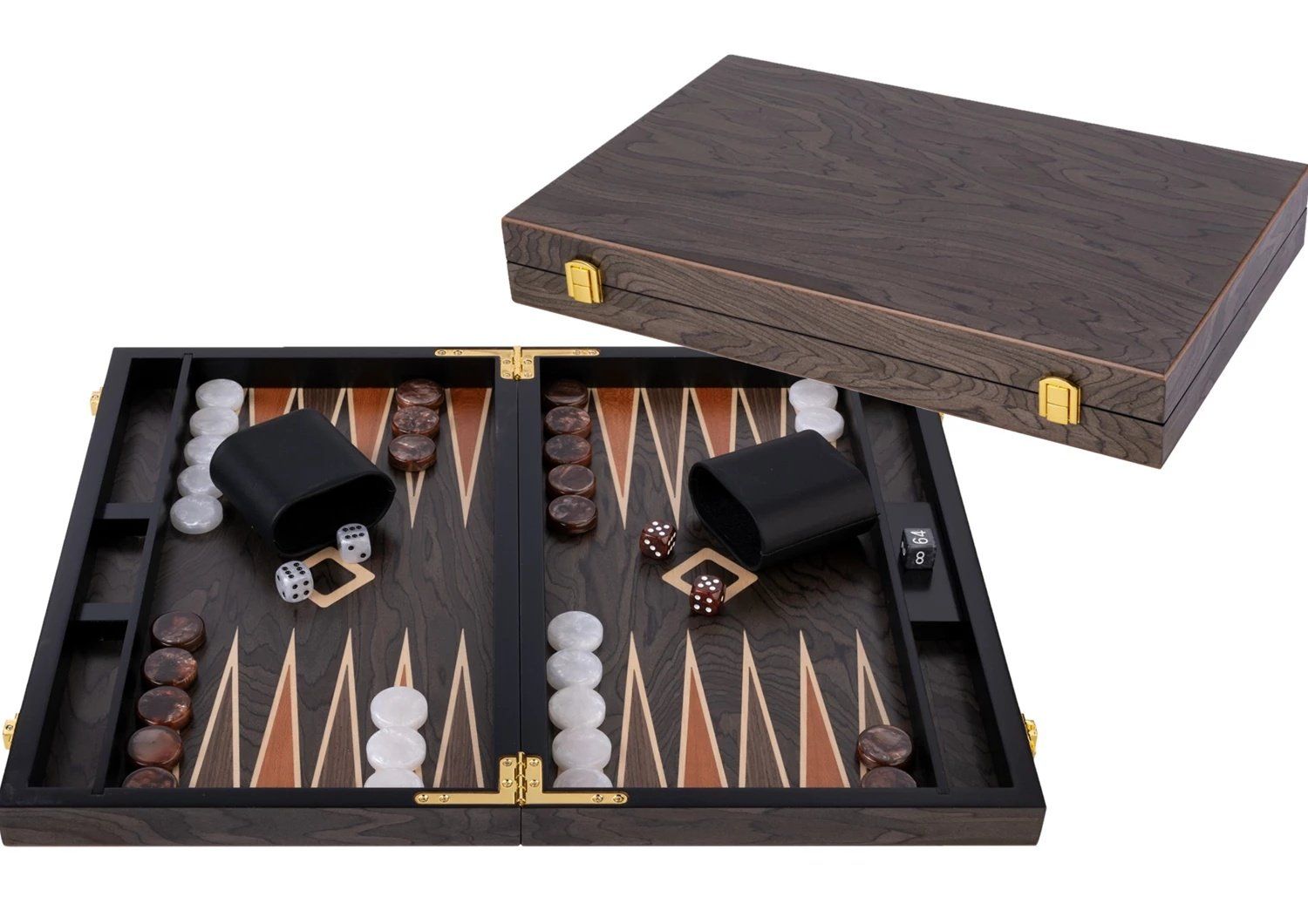 Spiele: BACKGAMMON 45CM BOIS D'EBENE – Neu und originalverpackt aus Pompaples von vde_y78b