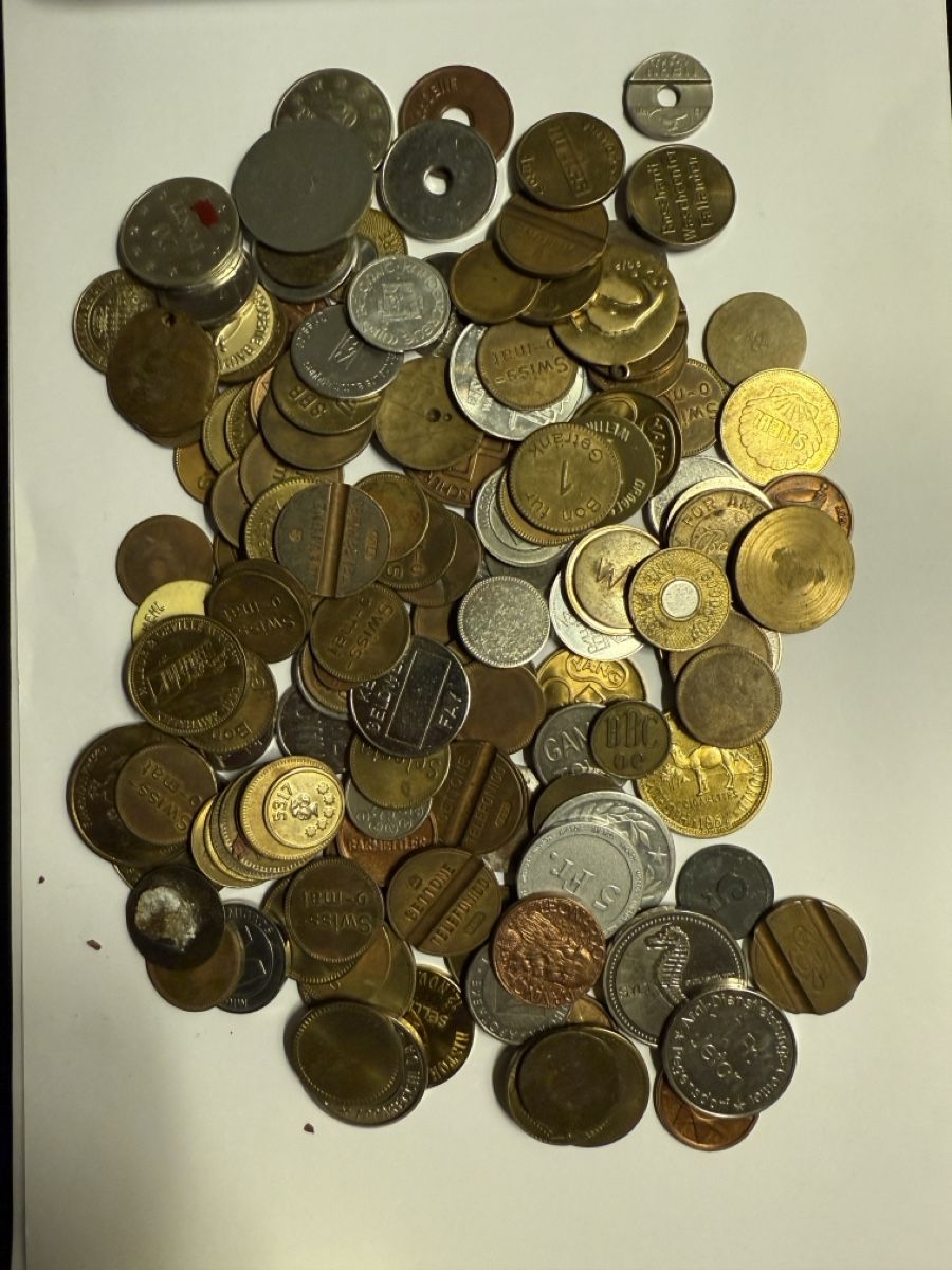 Tutti le monete: Lot 690 Gramm Jetons Token – Usato da Zürich venduto da Geniuss