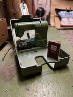 Elna Supermatic grün mit Koffer und Anleitung