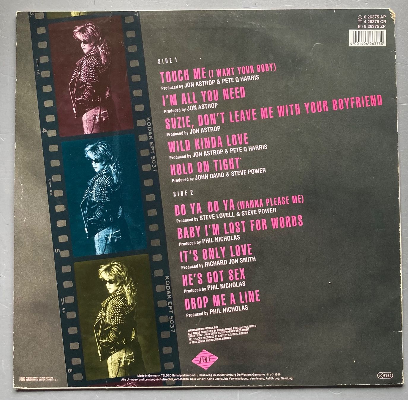 Dischi in vinile: SAMANTHA FOX - TOUCH ME – Usato da Poliez-Pittet venduto da Newtown-Records 1