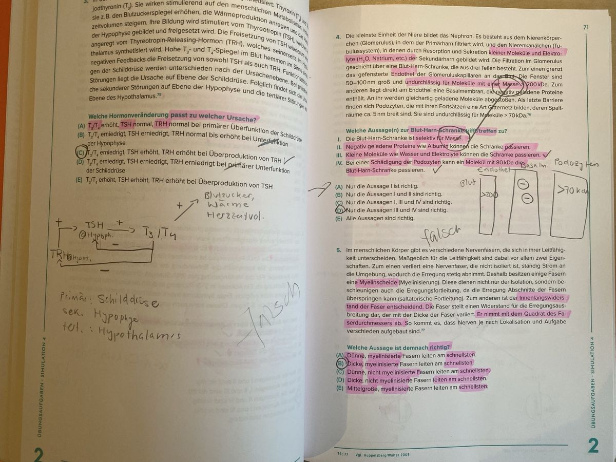 Bücher: TMS & EMS Kompendium neun Übungsbücher – Gebraucht aus Jonen von ._Leonie_. 2