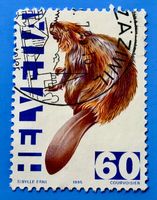 Nr.876 Europäischer Biber GESTEMPELT  Zirkuswelt 1995  