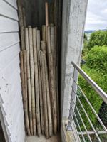 35 X Holzpfähle, Weidepfähle
