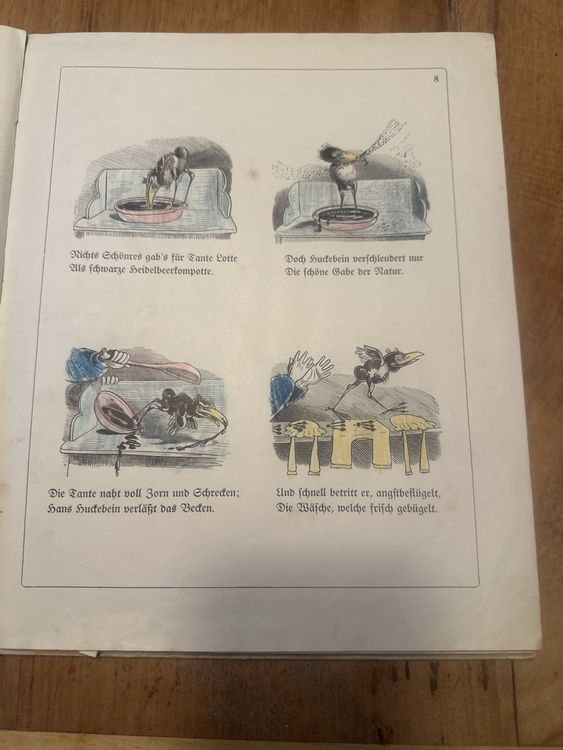 Libri: Antikes Kinderbuch "Hans Huckebein" – Usato da Frauenfeld venduto da aluma14 3