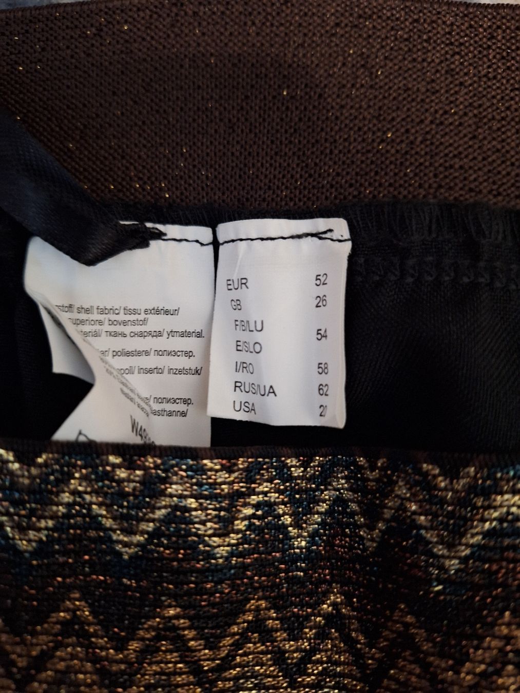 Pantaloni: pantalon noir taille 52 neuf – Nuovo (secondo la descrizione) da Genève venduto da maria1209 2