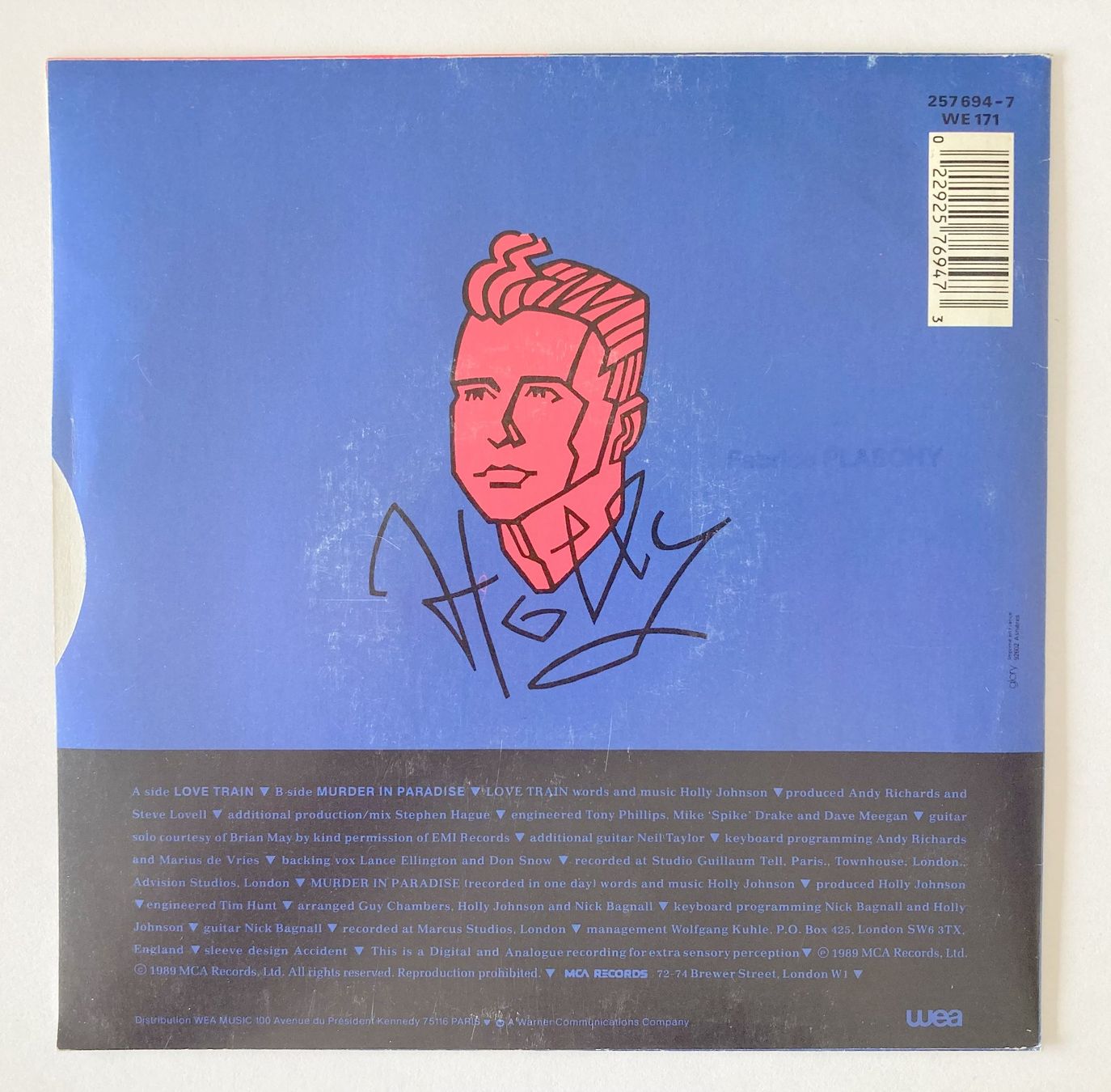 Dischi in vinile: HOLLY JOHNSON - LOVE TRAIN – Usato da Bottens venduto da hotter-than-hell 1