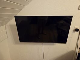 Fernseher mit Wandhalterung