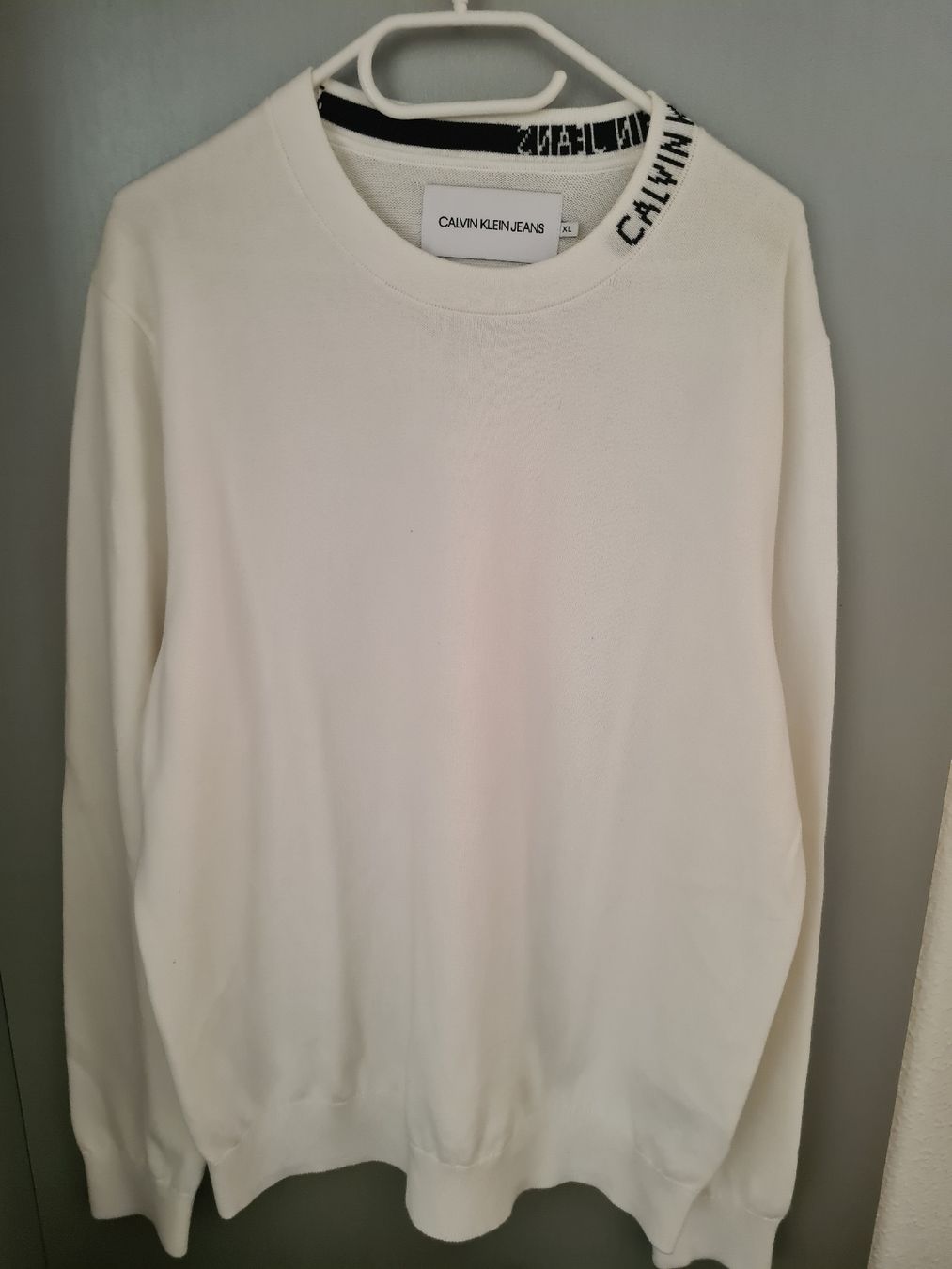 Calvin Klein Maglioni & Felpe: Calvin Klein Jeans Pullover Gr. XL, weisser Herrenpulli Neu – Nuovo e nell'imballaggio originale da Winterthur venduto da Jana1701 8