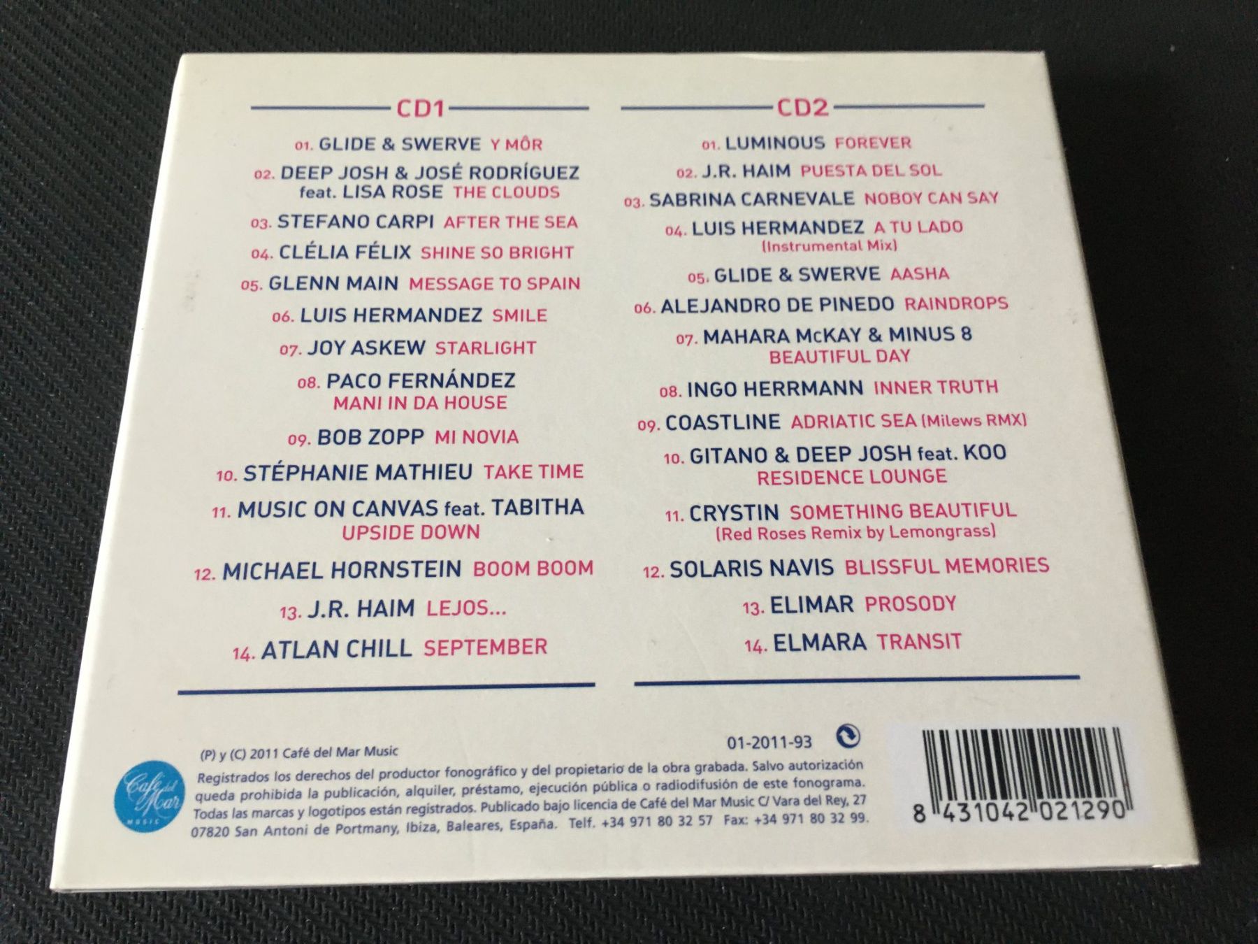 CD: Café del Mar - Volumen Diecisiete -CD- 2cd – Usato da St.Gallen venduto da MedienJoe 3