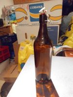 Bügel - Flasche braun