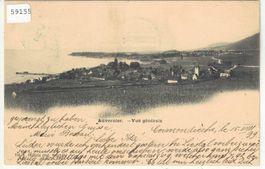 Auvernier - Vue generale 1899
