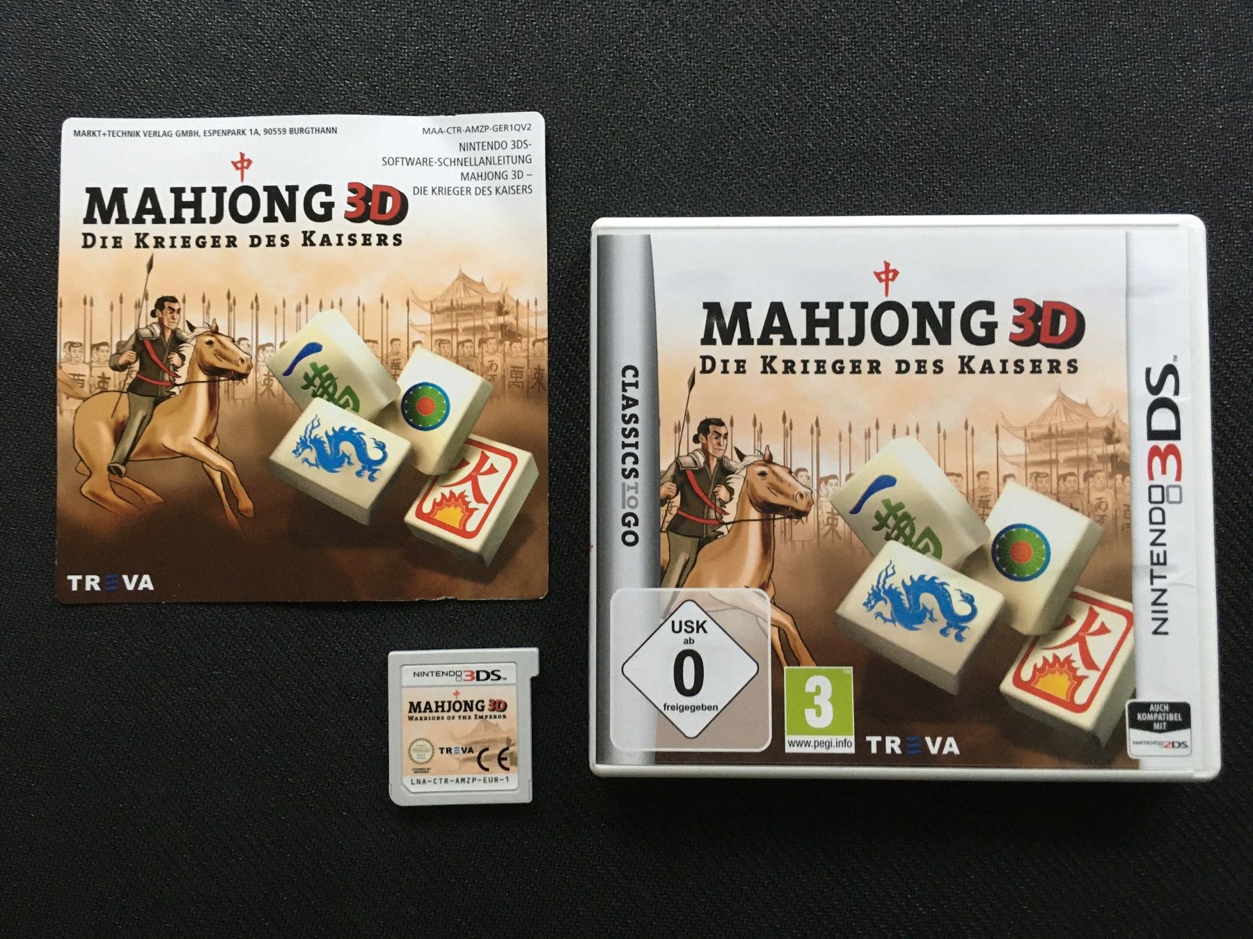 Nintendo Spiele: Mahjong 3D für Nintendo 3ds – Gebraucht aus St.Gallen von MedienJoe