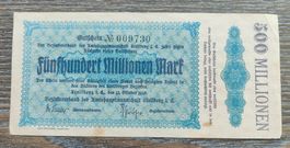 Deutschland Notgeld, Stollberg 500'000'000 Mark 1923 !!!!!