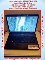eMachinesG725 17Zoll 2,2GHz 4/500/500GB Win10+Linux2025
