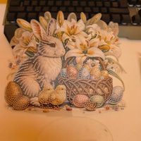 DIAMOND PAINTING OSTERBILD MIT HASE