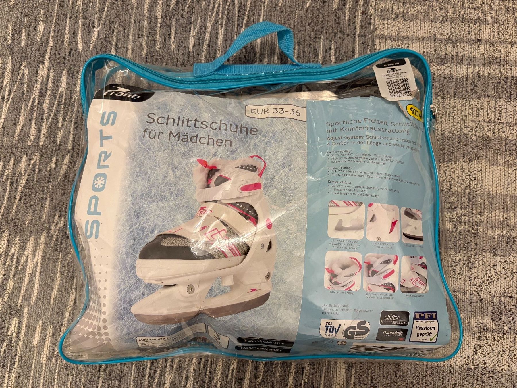 Schlittschuhe: Schlittschuhe Mädchen, Gr. 33-36, NEU – Neu und originalverpackt aus Muttenz von kuz_kx79 1