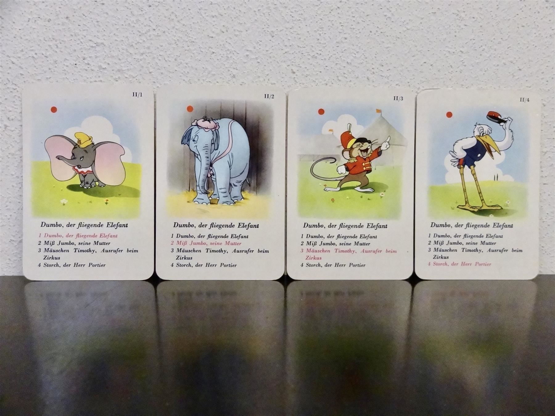 Disney Spiele: altes Quartett WALT DISNEY KUNTERBUNT – Gebraucht aus Kerzers von wisaundso 3
