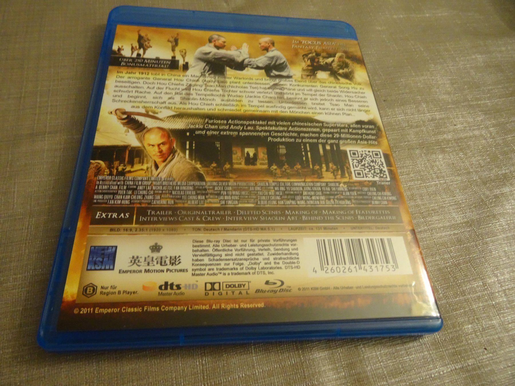 Alle DVDs: Shaolin - Actionfilm mit Jackie Chan BLU-RAY – Gebraucht aus Olten von Disc-Verkauf 2