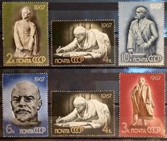 UdSSR 1967 Lenin Serie Portraets & Denktmaeler 6 Werte MNH**