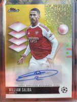 William Saliba Arsenal FC Auto /50 Topps Finest 25/26