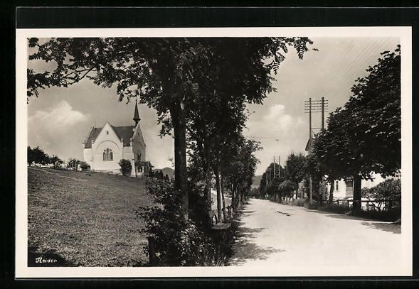 Cartoline postali: Heiden, Strassenpartie mit Gebäudeansic – Usato da Berlin venduto da bartko-reher
