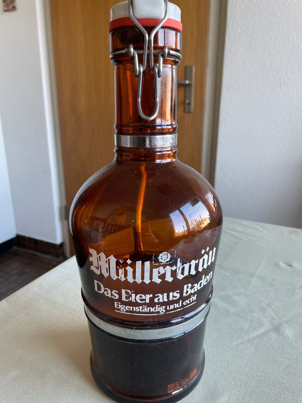Bicchieri: Org. Bierkrug Müller-Bräu Baden – Nuovo e nell'imballaggio originale da Wettingen venduto da PriskaZ05
