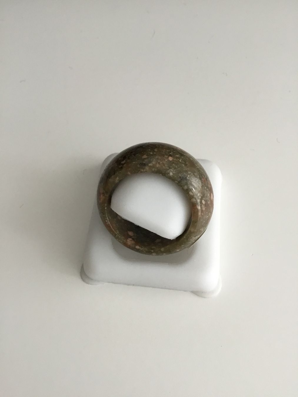 Mineralien & Heilsteine: Ring Jaspis Heilstein Gr. 2 cm innen – Neu und originalverpackt aus Doppleschwand von lapis106 1