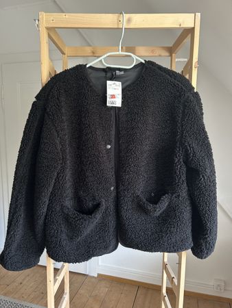 h&m teddy jacke neu gr xs/s 🐻
