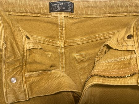 Abcrombie&Fitch Jeans, Slim, Goldgelb