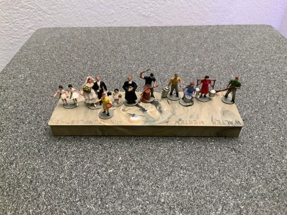 Lot 5 Boîtes HO Plastique Ancien – Walter Merten, Merit, Preiser – Neuves