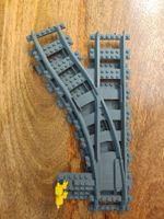 Lego Weiche Gleise (links abbiegend) 2Stk. mit Regler