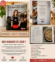Vends livre de cuisine * que manger ce soir