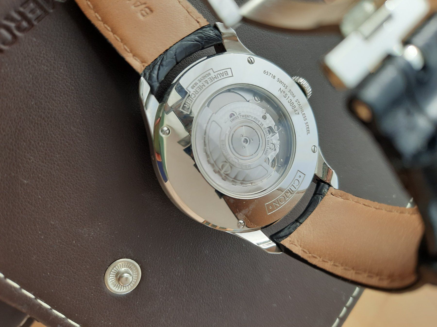 Baume & Mercier Orologi: Baume & Mercier Clifton Automatic Moonphase MOA10055 FullSet – Nuovo (secondo la descrizione) da Tennwil venduto da Zetti07 7