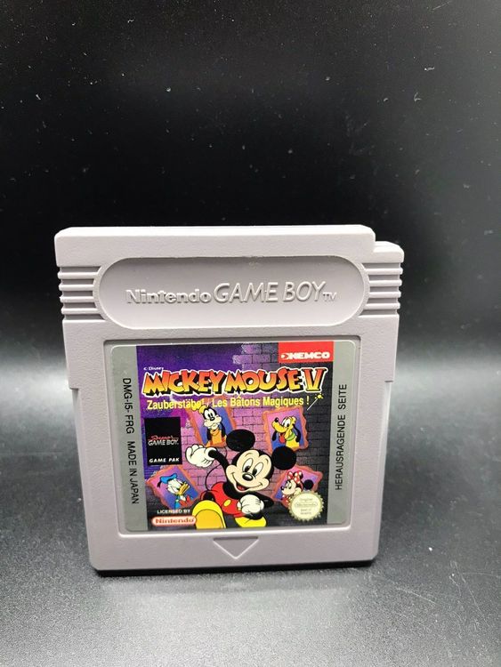 Jeu Game Boy MICKEY MOUSE II (Mickey Mouse 2) - Rare - Testé - Édition Japonaise 1991