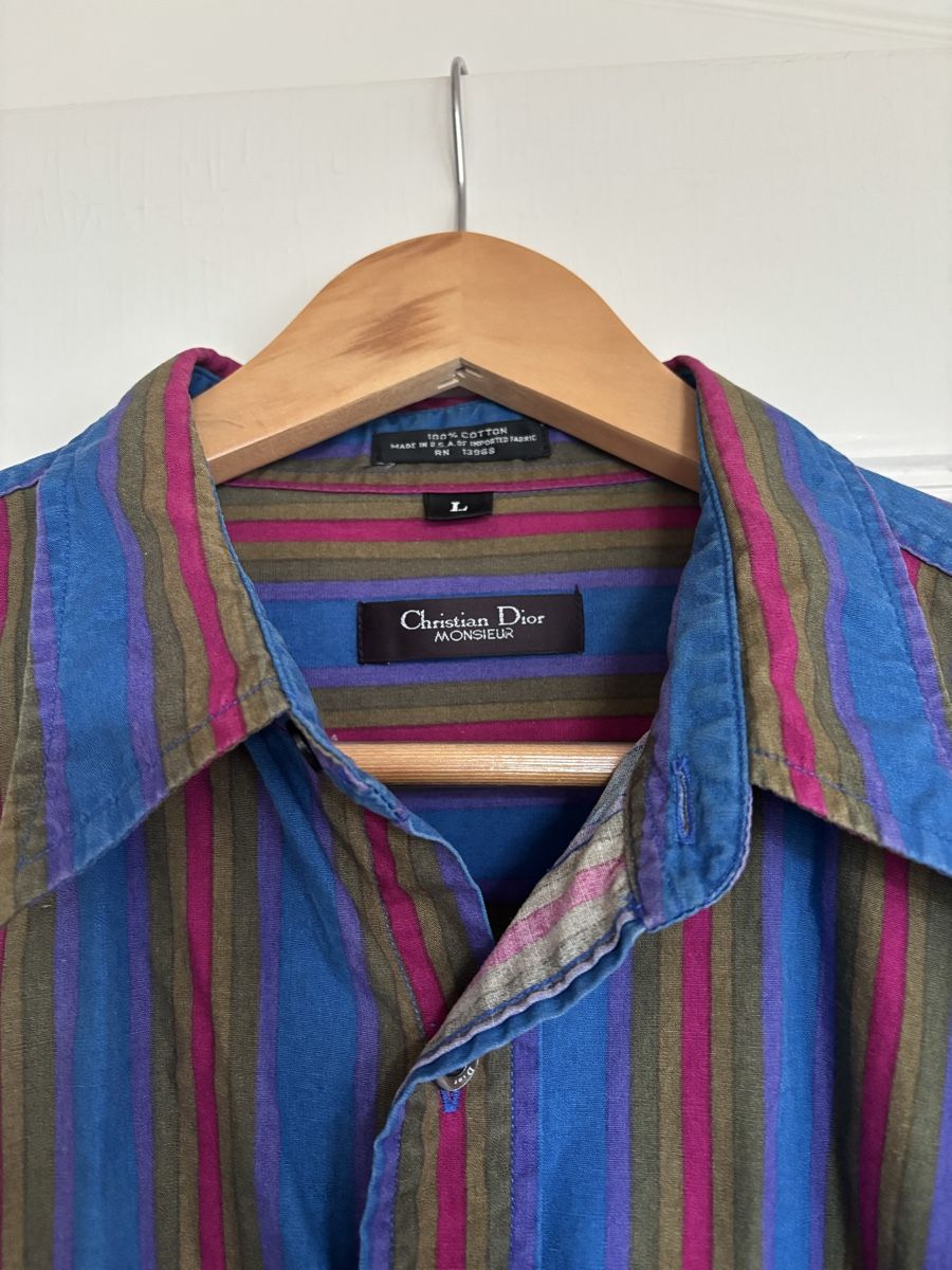 Dior Chemises: Dior Hemd gestreift Grösse L – D'occasion à Bern par emski 1
