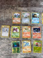 Pokemonkarten mit gelbem Rand inkl. ein paar Vintage Karten