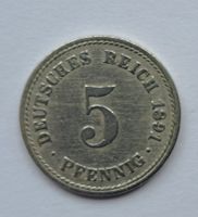 5 Pfenning 1891 Deutsches Reich