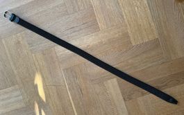 ANDERSON'S Belt Gürtel Size 90 Black Solid Brass