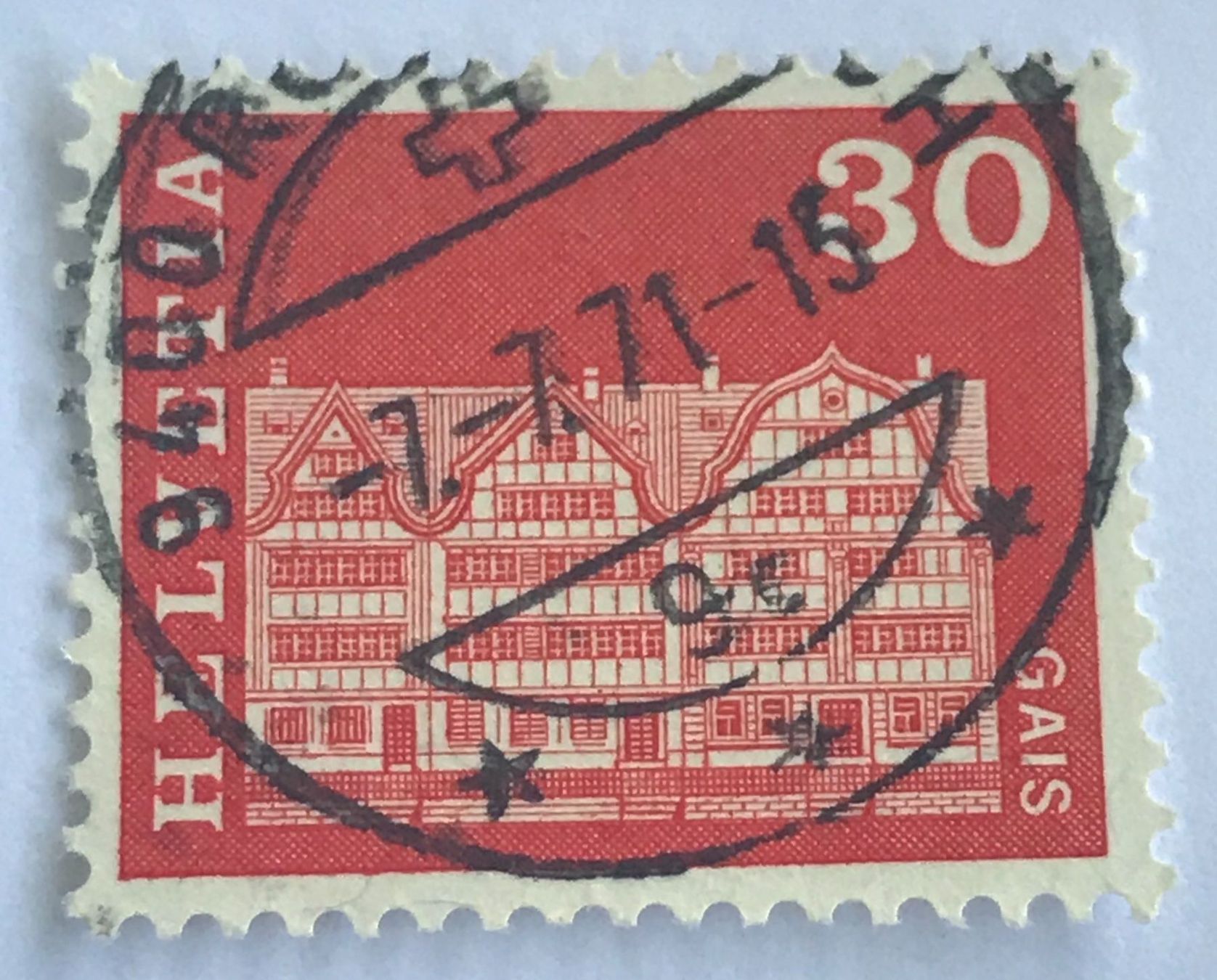 Tutti i francobolli: Nr.416  mit Vollstempel Rorschach – Usato da Aarau venduto da Billa007