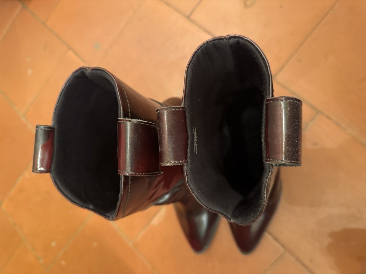 Next Damenschuhe: BURGUNDY LEATHER ANKLE BOOTS – Neu (gemäss Beschreibung) aus Solothurn von ele_8g8k 2