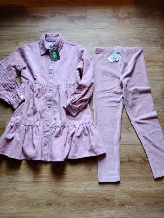Kleiderset von Sfera Gr. 140 Bio cotton, alles neu!