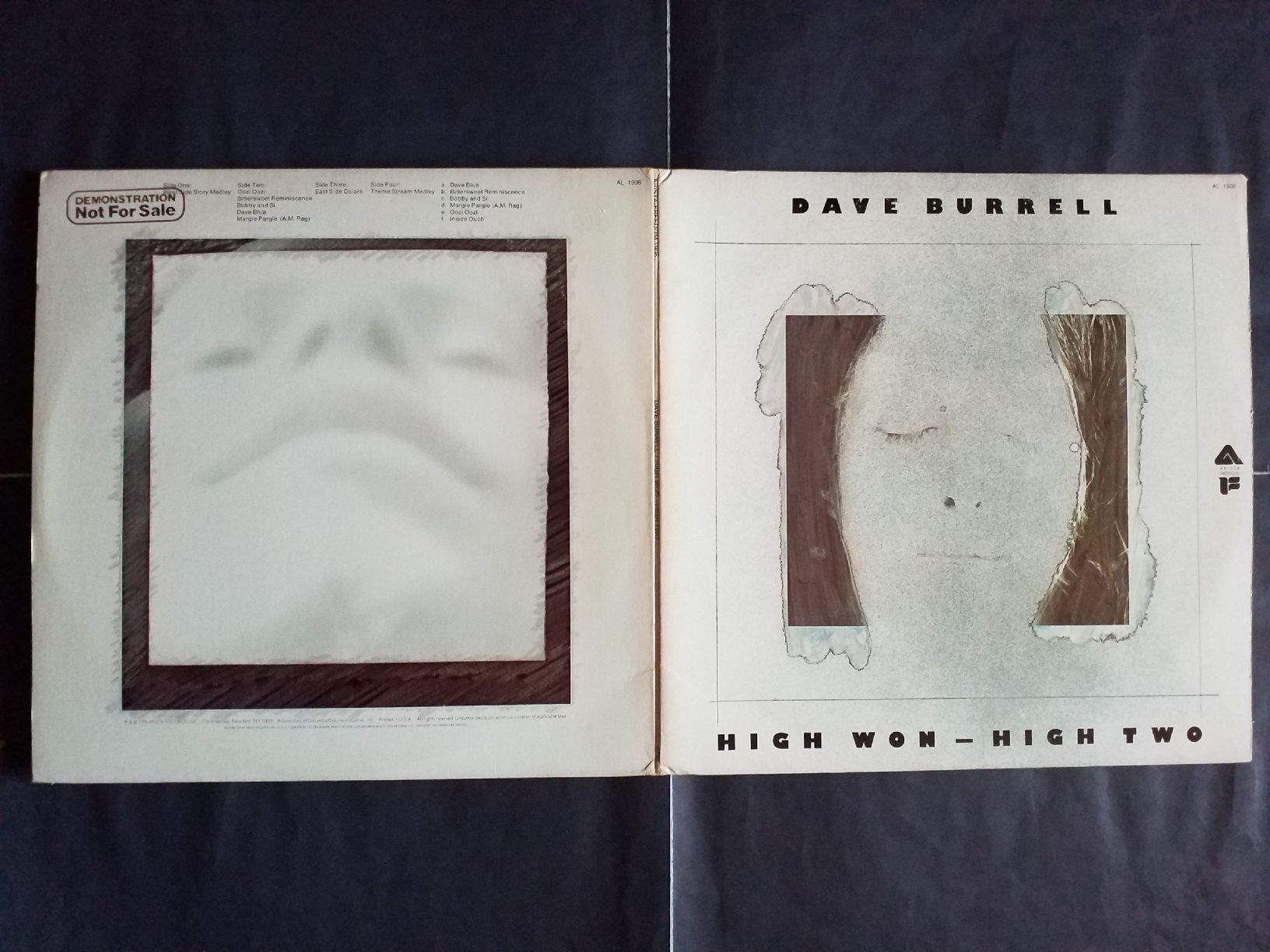 Schallplatten: DAVE BURRELL,  high won .......... (2LPS) 1st 1976 US  +++++ – Gebraucht aus Yverdon-les-Bains von Jacotreut 1